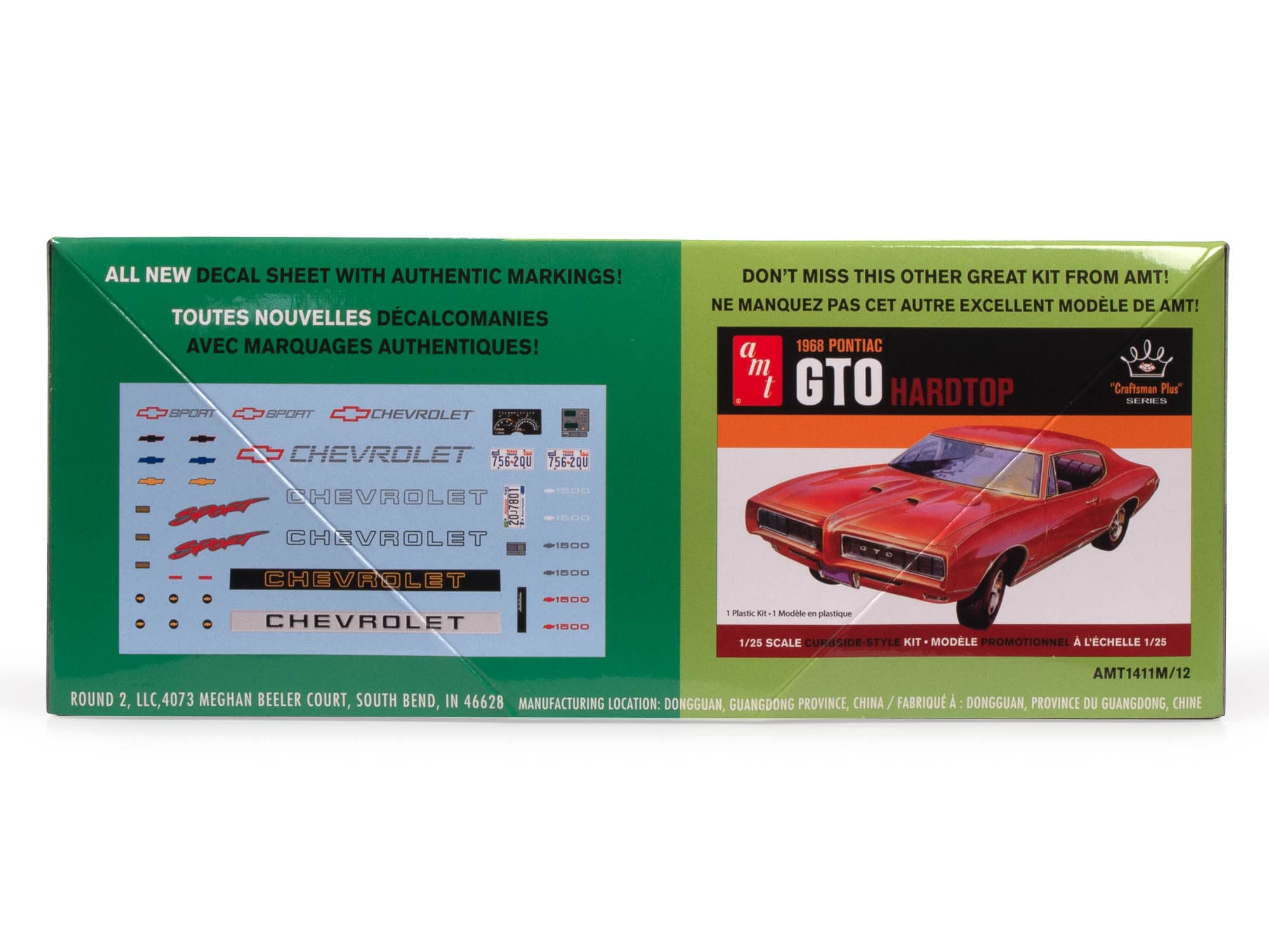 Amt 1992 Chevrolet Silverado Shortbed Fleetside Pickup Easy Build 1:25 Scale Model Kit