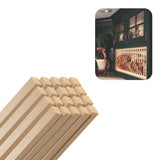 Pine Square Dowels (1/2 x 36, Pack of 20) | Variety of Diameters & Wood Species | Unfinished Wooden Dowel Rods for Crafts & DIY 