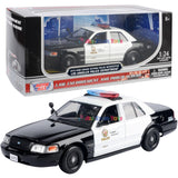 Motormax 2010 Ford Crown Victoria Police Interceptor LAPD Los Angeles Police Department 1/24 Diecast Model 76946 by All Star Toy