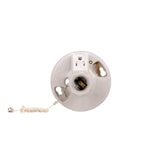 EATON Wiring 667SP 660Watt 125volt Medium Base Ceiling Receptacle Lamp Holder with Pull Chain, Porcelain, White