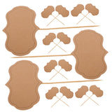 COHEALI 24pcs Food Label Picks for Buffet Party Supplies Writable Charcuterie Board Signs Cake Insert Decorations for Birthdays