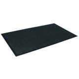 Crown SSR023CH Super-Soaker Wiper Mat with Gripper Bottom, 0.38'' Thickness, 24'' Width, 36'' Length, Polypropylene, Charcoal