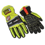 Ringers Gloves Extrication Barrier One Glove, High Visibility Lime 32710