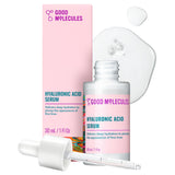 Good Molecules Hyaluronic Acid Serum for Face, Hydrating Serum, 1 fl oz