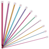 Trizania 11 Pcs Aluminium Crochet Hooks Set 2Mm To 8Mm Multicolor Knitting Needles For Wool & Yarn | Smooth Lightweight Croche