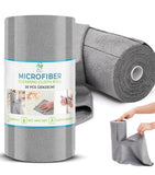 ARLICODECK Microfiber Cleaning Cloth Roll 25x25 cm, Reusable and Washable TearAway Kitchen Towel Roll, Very Soft Cleaning Cloth