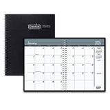 HOUSE OF DOOLITTLE Recycled 24Month Ruled Monthly Planner, 8 1/2 x 11, Black, 20182019 (262002)