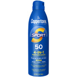 Coppertone Sport Sunscreen Spray Spf 50, Water Resistant Spray Sunscreen, Broad Spectrum Spf 50 Sunscreen, 55 Oz Spray