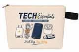 Drudraya Canvas Tech Organizer Pouch | Cable Case For Travel, Pack Of 1