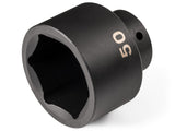 TEKTON 1/2 Inch Drive x 50 mm Shallow 6-Point Impact Socket | SID22150