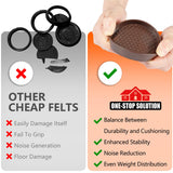 Non Slip Furniture Coasters - Premium Rubber Pads for Hardwood Floors | Anti Slip Furniture Pads | Floor Protectors and Stoppers