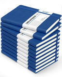 Dynta Hardcover Journal Notebooks, 10 Packs A5 Lined Journals Bulk for Writing 200 Pages/100Sheets, 8.4 x 5.8 inch, Classic Rule