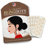 BlingGuard BlingDots Earring Backs for Droopy Ears - Memory Foam Earlobe Support Patches for Earrings and Heavy Earring Support 