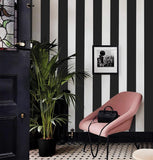 Cohoo Home Black and White Wallpaper Peel and Stick Striped Contact Paper for Cabinets Black and White Contact Paper Modern Self