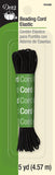 Dritz 9340B Beading Cord Elastic, Black, 1/16Inch by 5Yard