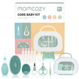 Momcozy Core Baby Kit, Baby Shower & Registry Essential Kit for Grooming&Health&Cleansing Care, Includes Nail File Kits, Nasal A