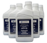 Subaru CVTF-III Transmission Fluid SOA427V2610 OEM Auto 6 Quarts Geunine CVT 3 Forester Legacy Outback Crosstrek Impreza