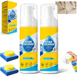 2PCS 4in1 MultiEnzyme Foam Cleaner, Multi Purpose Car Interior Foam Cleaner Spray, Deep Cleaning Spray for Car Interior, Kitc