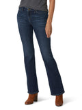 Lee Womens Misses Regular Fit Bootcut Jean, compass, 14 Short