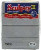 Polyform S3021130 Sculpey3 Polymer Clay, 2Ounce, Silver