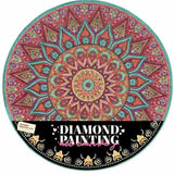 Urban Box Diamond Painting Art Coaster Kit, Mandala Design With Holder, 12X12, Arts & Crafts For Adults, Random Design