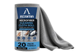 ASOMA Microfiber Cleaning Cloth Roll, 20 Pcs, Tearable, Ultra Absorbent
