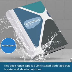 Book Repair Tape- 2 Inch Wide Self Adhesive White