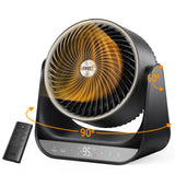 Dreo Whole Room Heater 714, 60 Vertical & 90 Horizontal 3D Oscillating Heating, 12 ft/s Long-Range Circulator, 3 Heat & 3 Fan Se