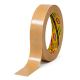 Mario Kraft Paper Tape 24Mm X 50M Self Adhesive Brown EcoFriendly Virgin (NonRecycled) Paper Tape For Gift Wrapping, Crafts,