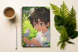 Graphic Word Anime Sketchbook Notebook A5 Unruled 160 Pages 100Gsm Paper (Multicolor) Spiral WireOBound Notebook