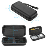 SKYREH Graphing Calculator Carrying Case for TI-84 Plus CE, Hard EVA Shockproof Protective Case for Texas Instruments TI-84 Plus