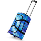 Choco Mocha Boys Galaxy Suitcase with Wheels Kids Blue Rolling Duffle Bag for Camping Teen Boys Toddler Luggage Bag for Travel, 
