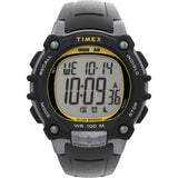 Timex Mens Ironman Triathlon Classic 10 44mm Watch - Black Strap Digital Dial Gray Case