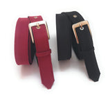 Generic Xxl Oversize Extralarge Formal Casual Womens Black And Marron Denim Belts 2 Pcs