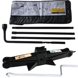 Truck Spare Tire Repair Tool Kit for Chevrolet GMC Silverado Sierra 1500 2500 3500 (2000-2014) with Scissor Jack 2 Ton Capacity 