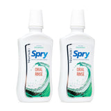 Spry Xylitol Oral Rinse, Spearmint 16 fl oz (Pack of 2)