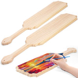 Pllieay 2 Pack 22 Inch Wooden Paddle, Greek Sorority Fraternity Paddle, Unfinished Solid Pine Wood Paddles for DIY Crafts, Custo