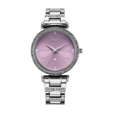 Fastrack Vyb 6.0 Diva Quartz Mauve Round Dial Women'S Watch | Stainless Steel Strap Material | Watches For Women Analog | Girl'S
