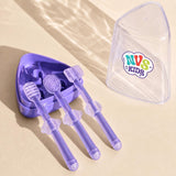 Baby Silicone Toothbrush Set For Babies & Toddlers 06 Years | Finger Toothbrush, Tongue Cleaner & Gum Massager | Soft Bpa Free 