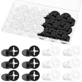 Wavwavw 12 Pcs Running Bib Clips Race Number Buckle Fixing System Triathlon Race Bib Holder Running Fixing Clips Field Events Fa