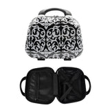 Lucazzi Travel Makeup Bag for Women, Large Travel Toiletry Bag for Cosmetics, Skincare - 12 Inch Hard Shell Cosmetic Case (Damas