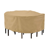Classic Accessories Terrazzo Round Patio Table & Chair Set Cover, Large