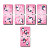 woopme Love Penguin Magnetic Bookmark for Students Kids Book Lovers Readers Gift Magnetic Page Clips Folding 5 PCs