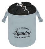 Fancy Walas Presents Laundry Bag/Basket for Dirty Clothes, Storage Bag Collapsible with Top Closer Pack of 1 Piece (Grey)