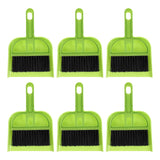 SEWACC Mini Broom and Dustpan Set 6 Sets Desktop Sweeping Tools for Home Office Small Dustpan and Brush Set for Keyboard Window 