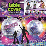 Forum Novelties X77977 Party Table Cover | Disco Design | 1pc, MultiColour, One Size