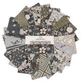 Soimoi 40 Pcs 10 x 10 inches Printied Quilting Fabric Bundles Precut, DIY Cotton Fabric Square, Printed Layer Cakes Patchwork Ma
