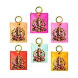 Betterminds Ganesh Potli Bag, Multicolour, Return Gifts, with Ring Handle and Tassel
