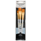 FolkArt Plaid Nylon Brush Set, 50559 Brown (3Piece)