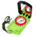 Sportneer Hiking Compass with Mirror - Orienteering Compass for Kids, Gifts, Hiking, Camping, Backpacking - Green